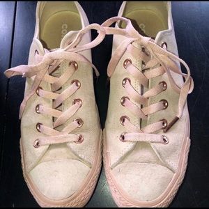 Limited Edition Blush Converse Size 9